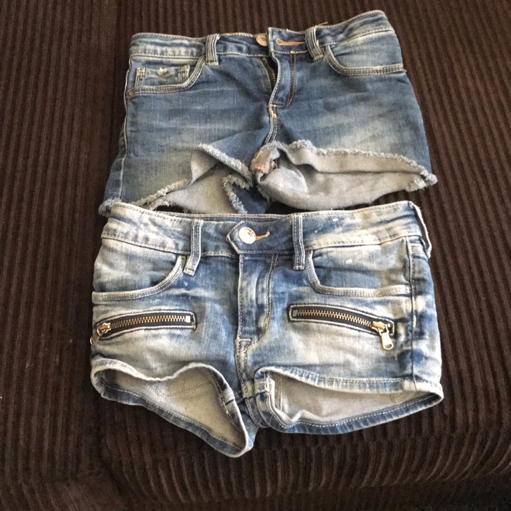 GIRL SHORTS H&M and ZARA